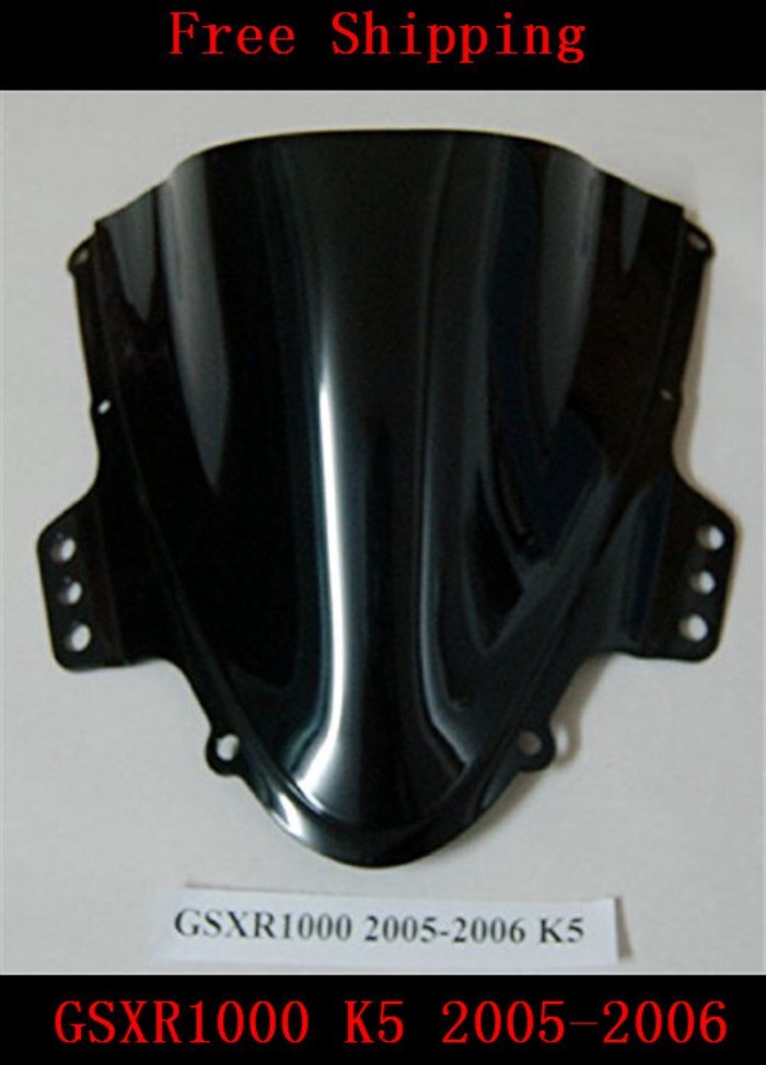 For SUZUKI GSXR1000 GSXR 1000 K5 2005-2006 GSX-R1000 GSXR-1000 motorcycle Double bubble windshield