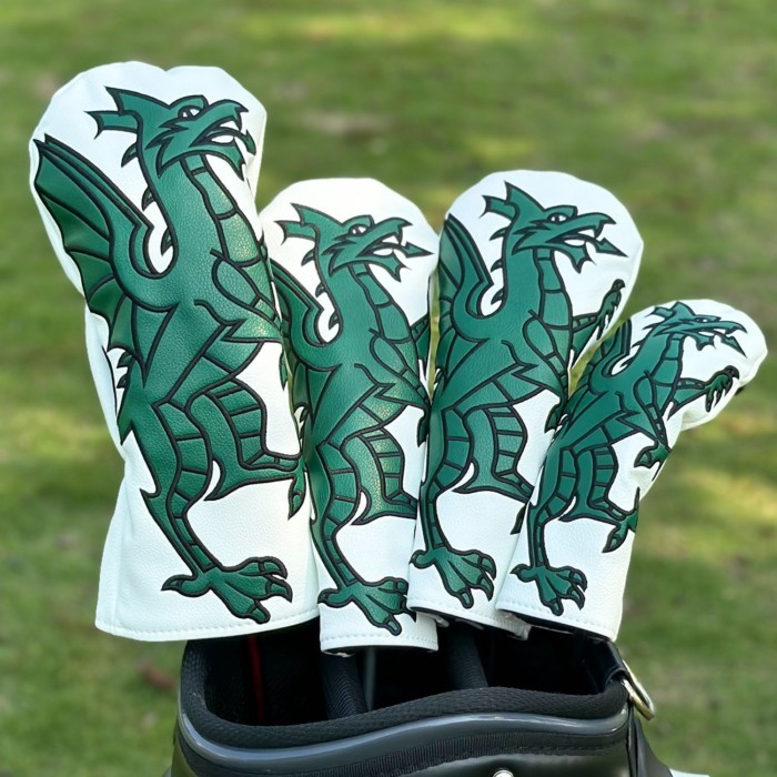 กอล์ฟคลับฝาครอบป้องกัน Feilong Wood Club Cover Fairway ไม้เหล็กไม้ Club Cover ใหม่ 135UT Club Cover 