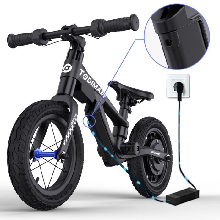 Lithium Battery Powered Children Riding 12inch Electric Bicycle Toy Kids Balance Dirt Bike for Chil