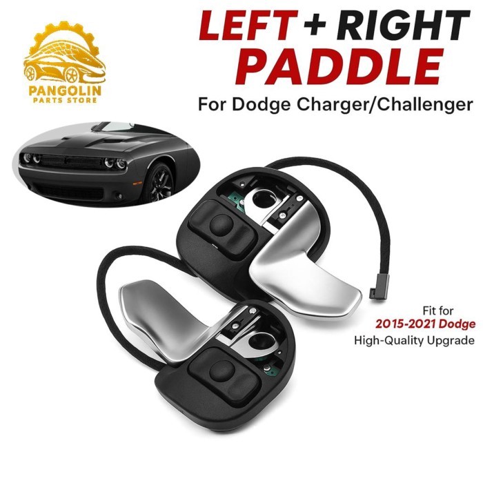 2PCS Upgraded Hellcat Paddle Shifter Set for 20152021 Dodge Challenger Charger 5RQ08DX9AC 5RQ09DX9A