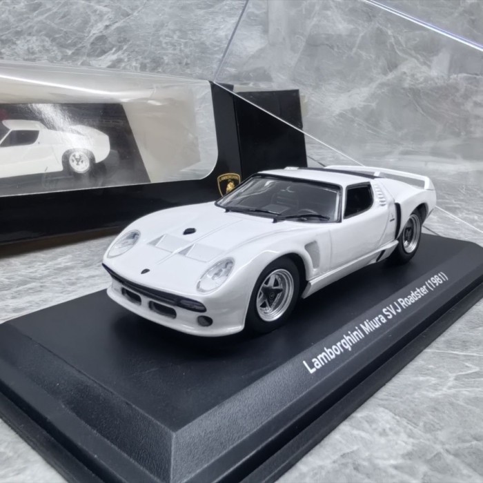1/43 Miura SVJ Roadster 1981 โมเดลรถอัลลอย