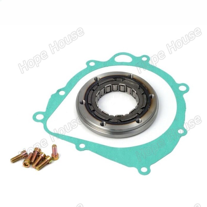Starter Clutch One-Way Bearing Gear Gasket Kit for Suzuki DRZ400 DR-Z400 E S SM Quadsport Z400 LTZ4