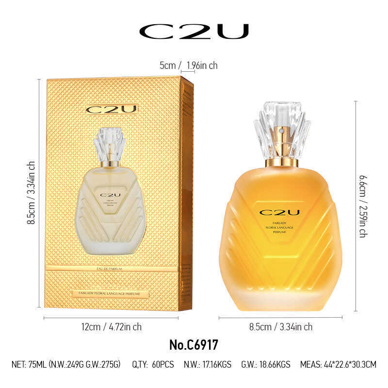 C2U Lady Noble Flower Language Perfume Natural Fresh Elegant Niche Light Floral Dating Spray Ladies 