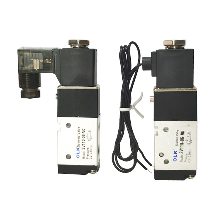 3V110-06 3V110-06-NO Solenoid Air Valve 3Port 2 Position 1/8"   Normal Closed Valvula Neumatico,Val