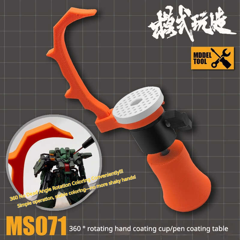 tating Hand Coating Cup Pen Painting Table Model Hobby Painting Stand For Gundam Military Model DIY