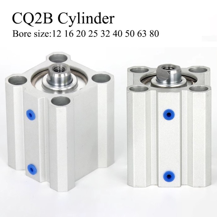 CQ2 Series CQ2B Double Acting Thin Compact Cylinder CQ2B12 CQ2B16 CQ2B20 CQ2B25 CQ2B32 CQ2B40 CQ2B