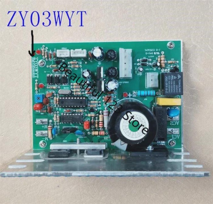 Million Health 900 7E, 9007 A, 9007 D, 9007 C Treadmill Motherboard Power Panel Circuit Board Panel