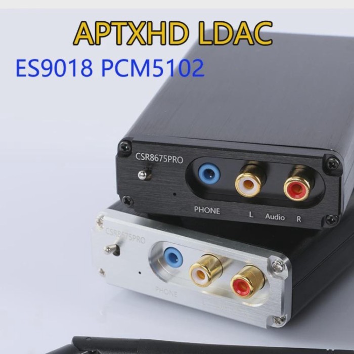 Lossless HIFI QCC3040 APTX HD Bluetooth 5.2 Wireless Receiver Adapter ES9018K2M I2S DAC Decoding 24