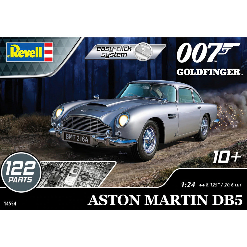 Revell 14554 Aston Martin DB5 007 Goldfinger 1/24 Static model kit