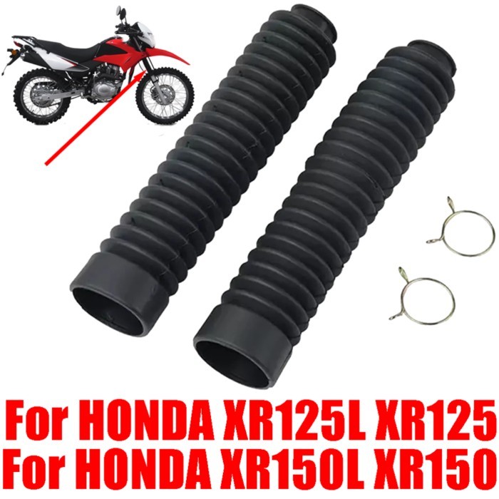 For HONDA XR125L XR125 XR150L XR150 XR 125 150 Motorcycle Front Fork Anti Dust Cover Gaiter Boots S