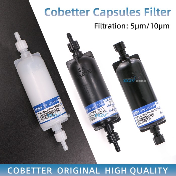 Inkjet Printer Cobetter Long Ink Filter for Flora Allwin GZ Docan UV Flatbed Printer 5um 10um Capsu
