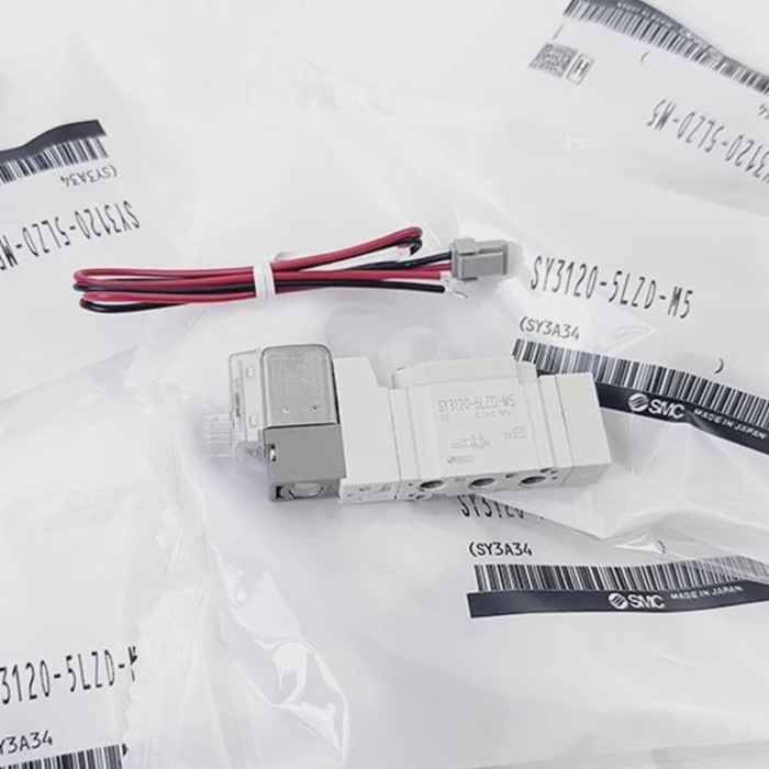 SMC SY3120 Series Solenoid Valve SY3120-5L-5LZ-5LD-5LO-5LZD-5LZE-5LOZ-M5-C4-C6-F1-F2 SY3120-5LZD-C4
