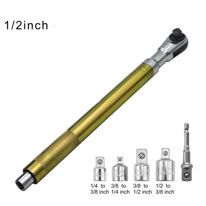 Offset Impact Extension Wrench Ratchet Wrench High Torque Auto Repair Tool 1/2 Manual Automatic All