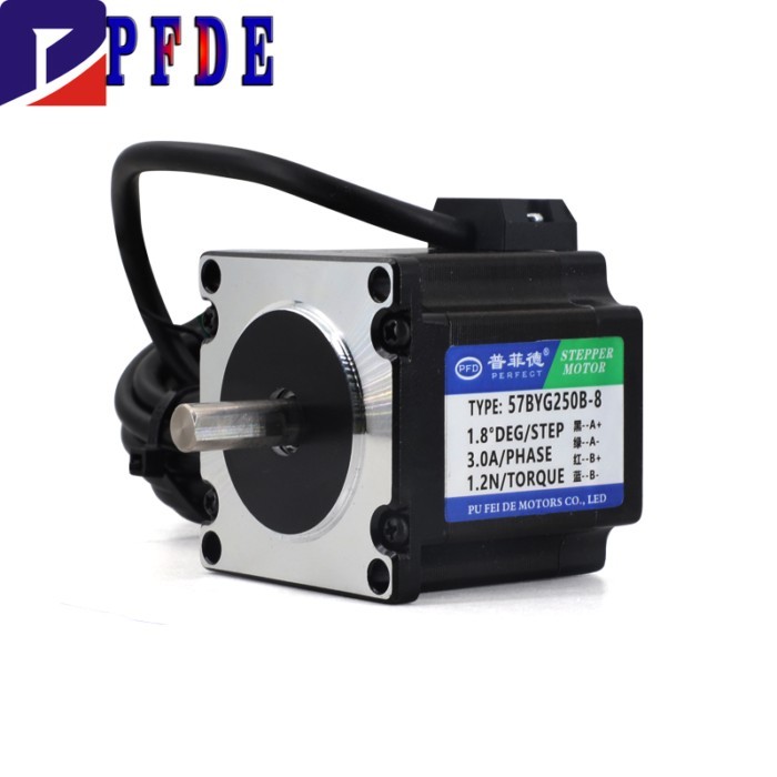 57x56 D 8mm 6.35mm NEMA23 4 Wire 3A 1.2N.m 180Oz-in NEMA 23 Stepping Stepper Motor for CNC Engravin