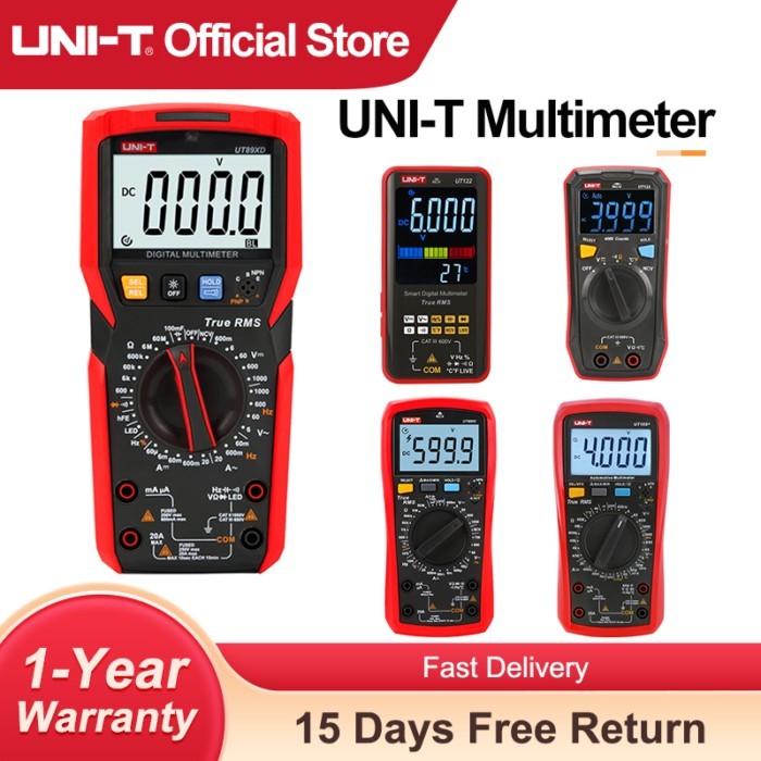 UNI-T Multimeter Digital UT89XD UT89X UT890C UT890D+ UT123 UT123D UT105+ Professional Multimetro El