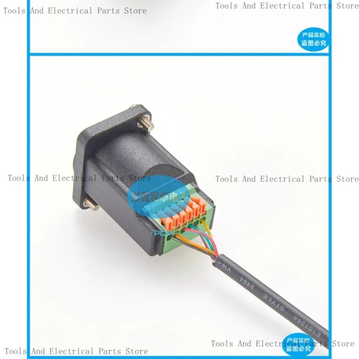 Panel-Mount D-Flange Socket RJ11 RJ12 To 6-Pin Solderless RJ12 Terminal Block