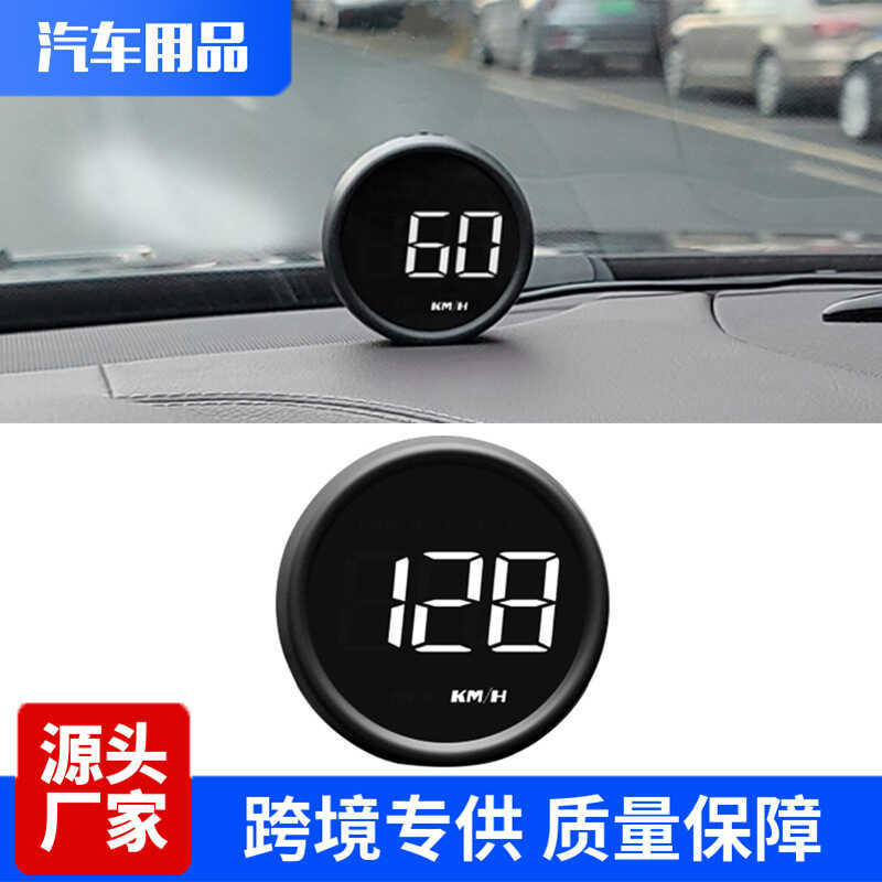 B1 รถ HUD HUD จอแสดงผล Universal OBD2 Agreement Speedometer hud อุณหภูมิน้ําเครื่องประดับผมตรง