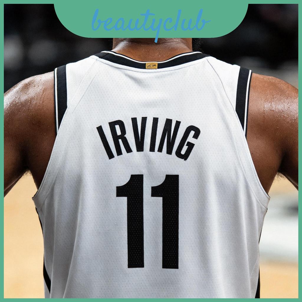 เสื้อบาสเก็ตบอล Boston Kyrie Irving Celtics พร้อมกีฬาโพลีเอสเตอร์ระบายอากาศสําหรับผู้ใหญ่สําหรับ