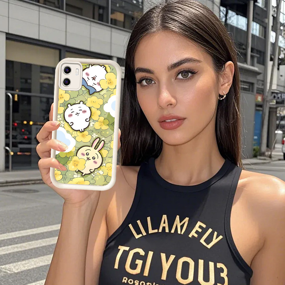 DE-6 ChikawaปลอกHPสําหรับVIVO Y53s Y51 V21E Y31 Y33 V21 Y51A Y73 Y51S 2020 2021