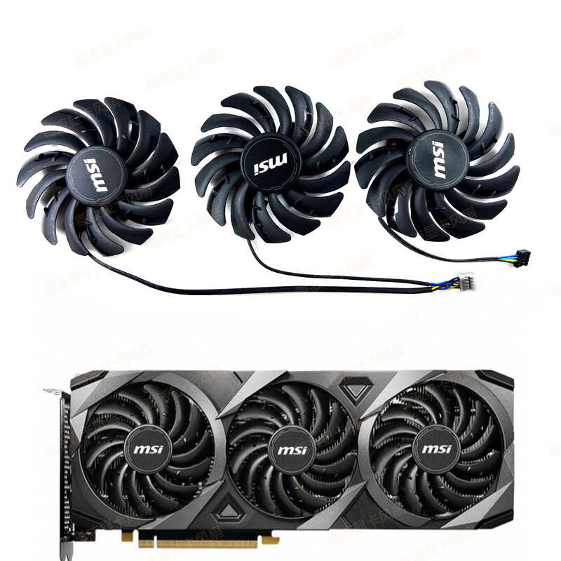 MSI MSI RTX 3060 3060ti 3070 3080 3090 VENTUS VENTUS พัดลมการ์ดกราฟิก