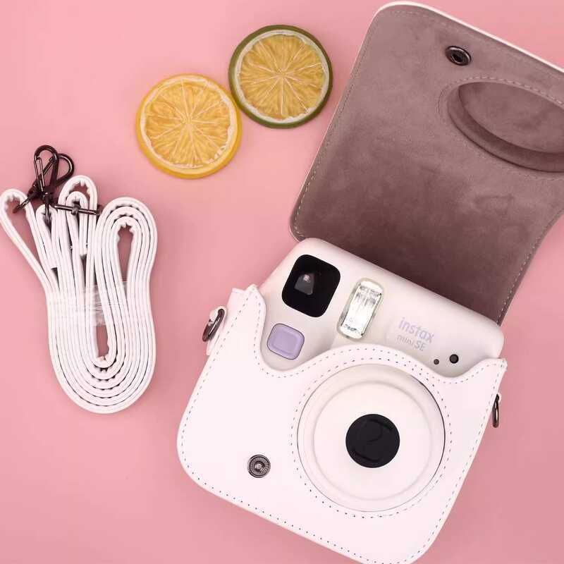 Camera Outing Bag กระเป๋าหนัง Fuji MINI7+7s/7c/se กระเป๋ากล้องโพลารอยด์เคสการ์ดสามารถ