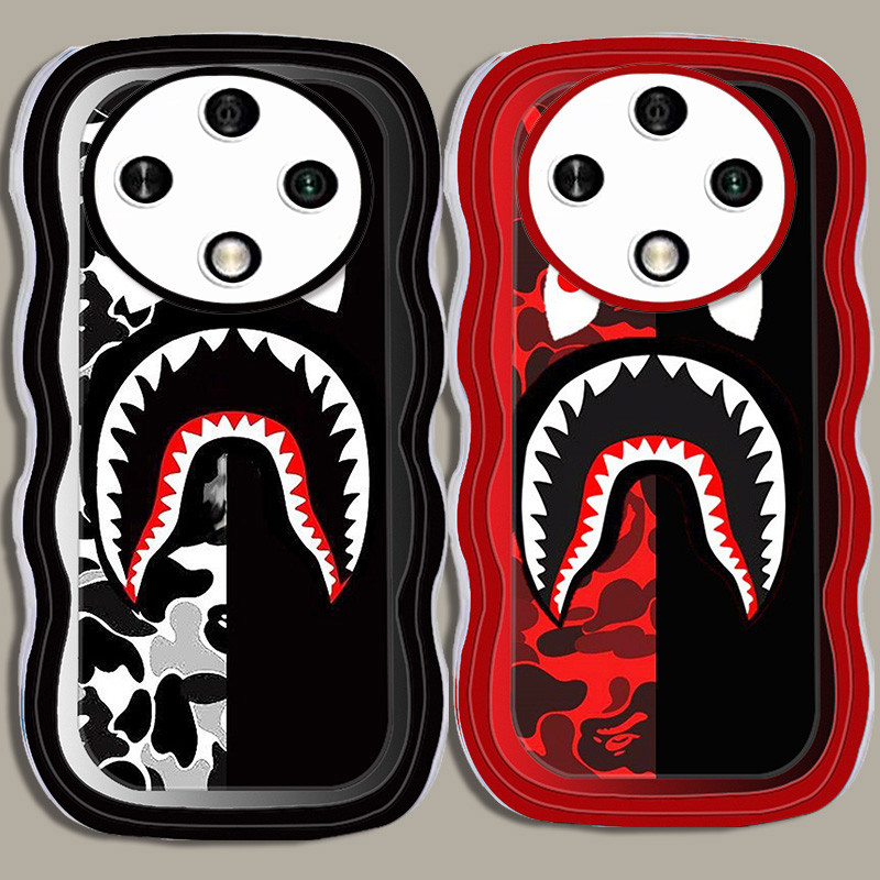 A-83 bape shark TPU Casing สําหรับ VIVO IQOO Z7X Z10 13 Y300 Pro Plus 5Gเคสใส