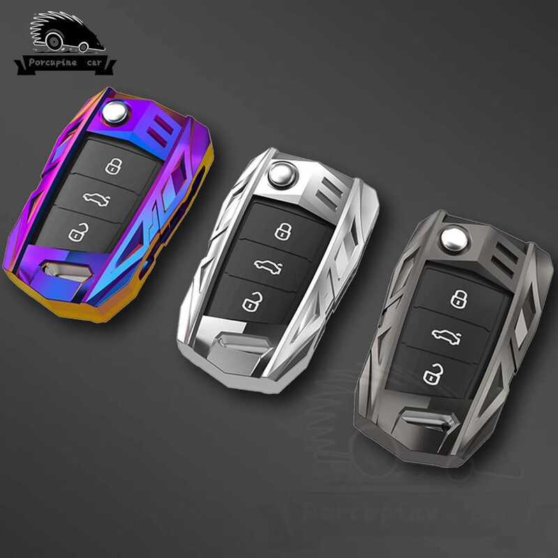รถ Remote Key กรณี Shell VW Golf 7 Tign ที่นั่ง Ateca Leon FR 2 Ibiza สําหรับ Skoda Octavia A7