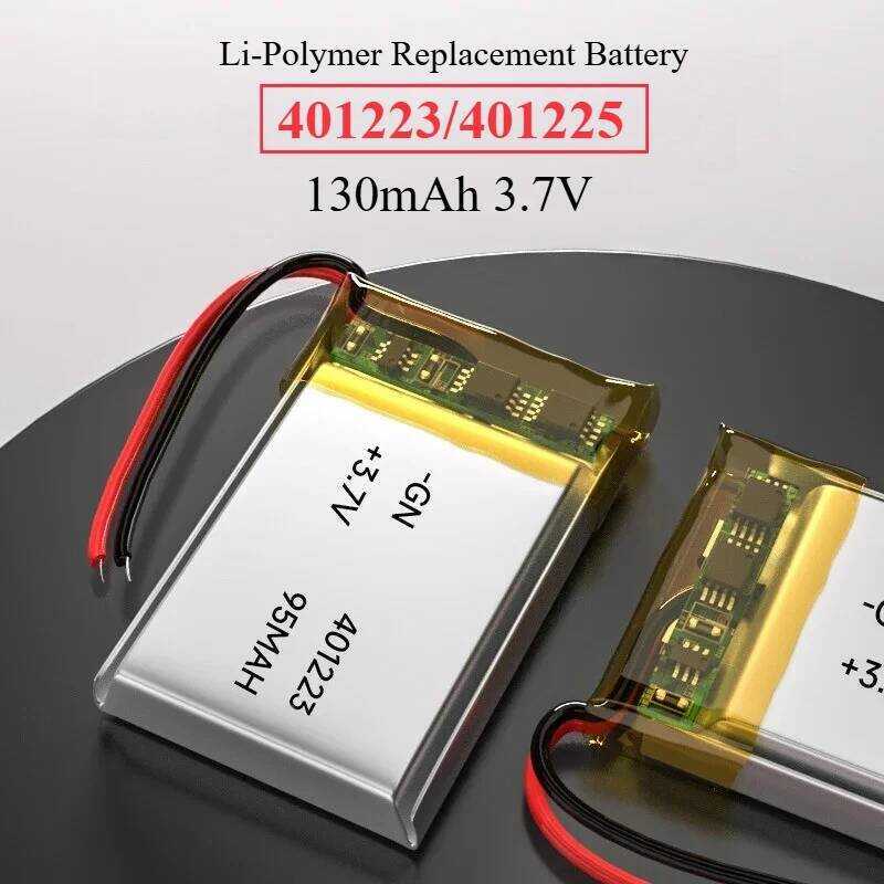 1-10 ชิ้น แบตเตอรี่ลิเธียมโพลิเมอร์ 3.7V 130mAh รุ่นใหม่ 401223/401225 สำหรับเปลี่ยนแบตเตอรี่สมาร์ทว