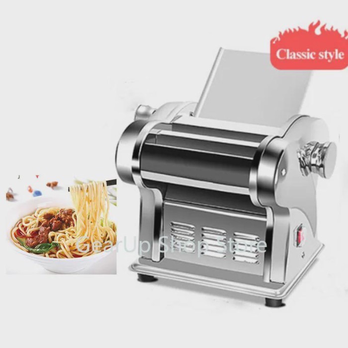 220V Household Fresh Pasta Machine Noodles Maker Noodle Cutter Four-knife Type Electric Automatic E
