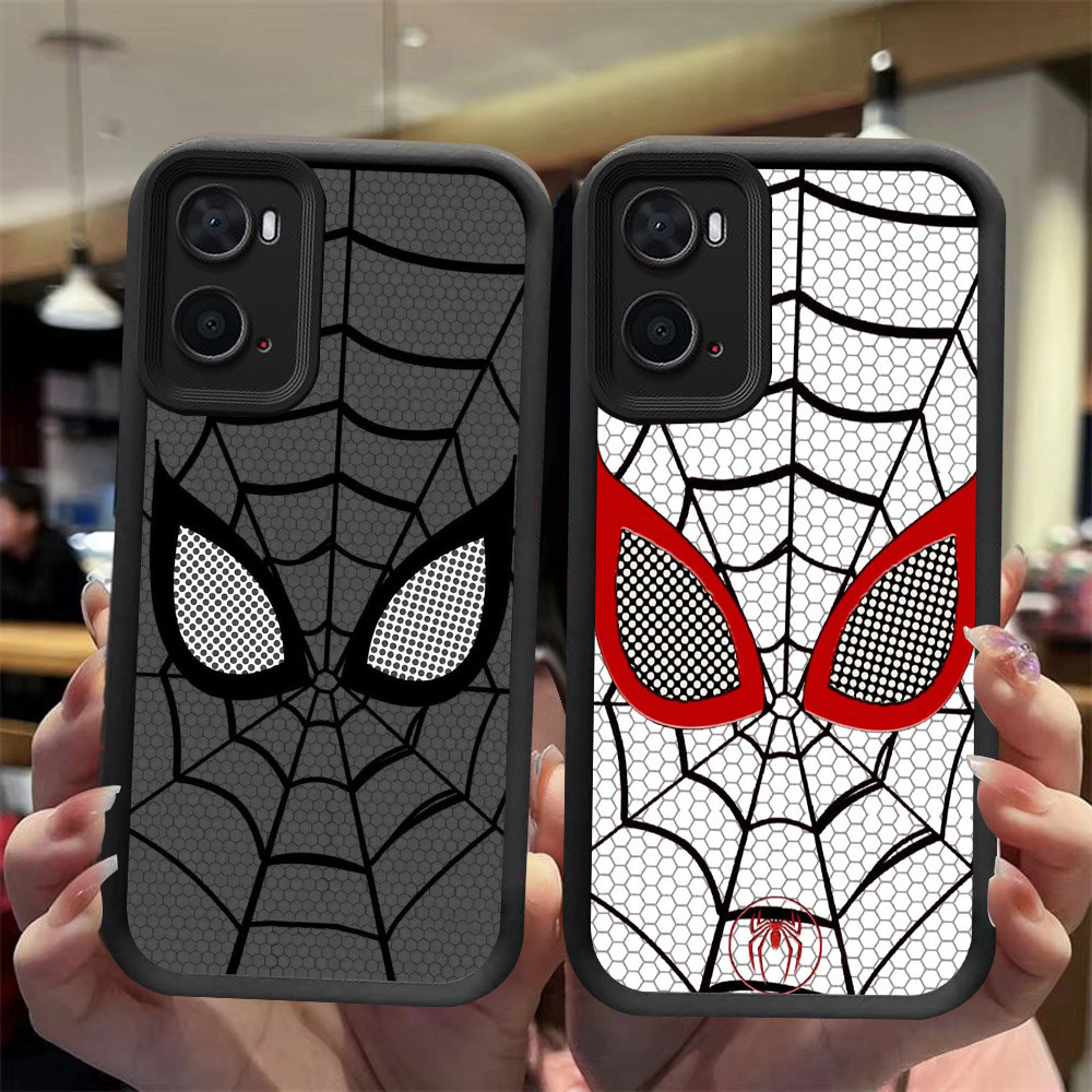 J-39 Spider-man ดำขาวชมพูเคสโทรศัพท์หรับ OPPO A57 A77S A57S A77 A56S A57E 5G