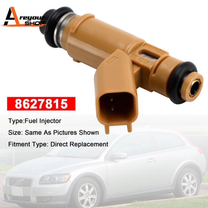 Areyourshop 1Pc/5Pcs Fuel Injector for Volvo S40 V50 C30 B5244S4 2.4L I5 2004-2010 8627815