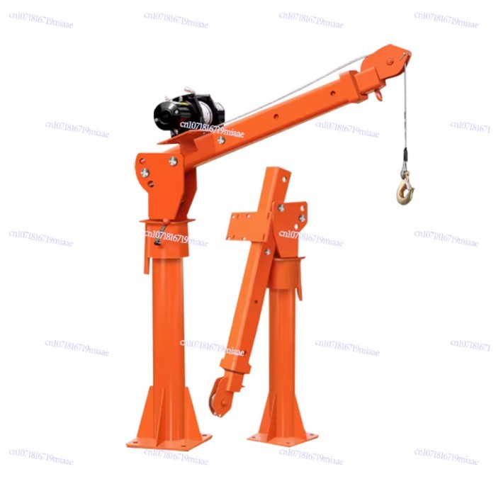 Car crane Household small 2v24v electric hoist hoist 500kg loading and unloading car crane