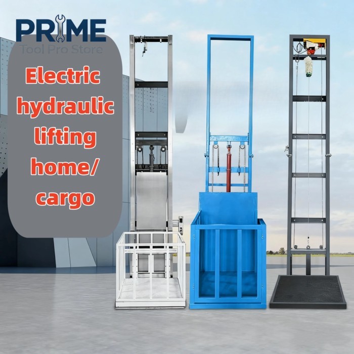 Custom-Built Safety Home Lift warehouse | Anti-Drop Hydraulic Freight Elevatorfor Villa, Shop & War