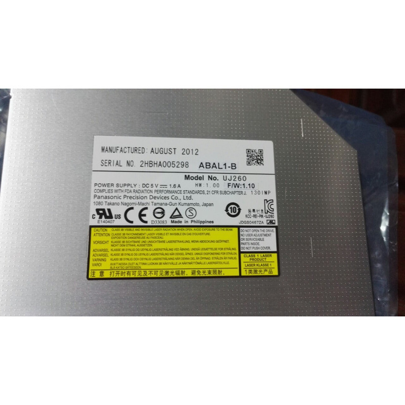 UJ260 สมุดโน๊ตแกะสลัก DVD บลูเรย์ รองรับซีดีแบบพกพา