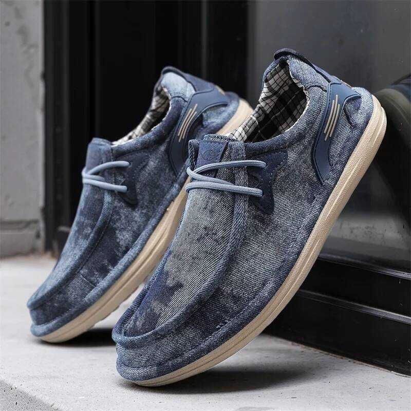 ens Casual Shoes Breathable Lightweight Loafers Comfort Slip On Walking Sneakers Platform Anti-Slip