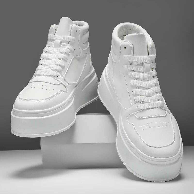 n Casual Sneak Platform Ankle Boots High-Top Thick Bottom Sneak Male Outdoor Basketball Shoes Sport