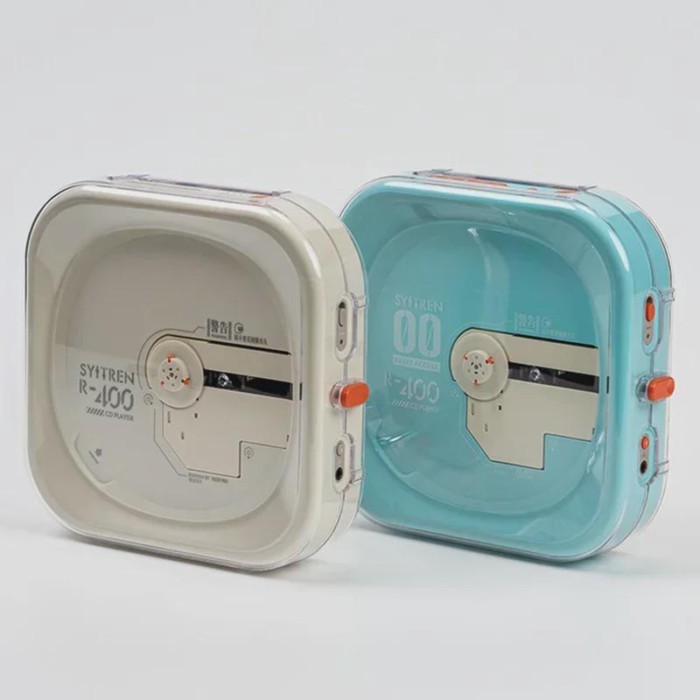 Portable CD Player Dazzling Colour Music Walkman Bluetooth 5.3 Rechargeable HIFI CD Player Small Mi