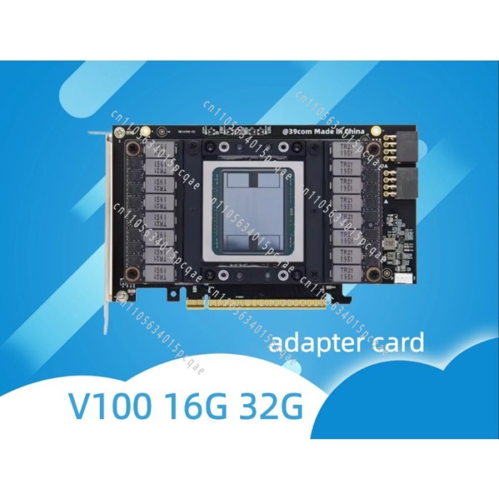 Nvidia V100 Graphics Card Sxm2 Pciex16 Adapter Card V100 16g 32g Ai Nvlink Passive for Gpu Use