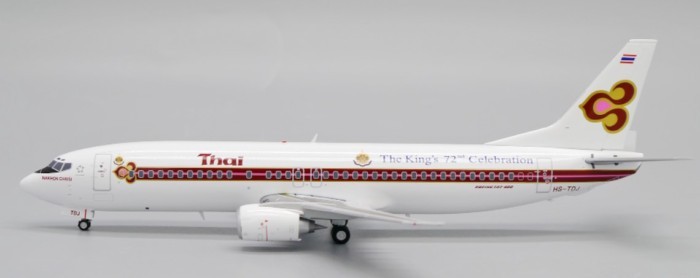พร้อมส่ง JC Wings Thai Airlines B737-400 HS-DJ 1: 200 XX20130 Alloy Model Out of Print Model
