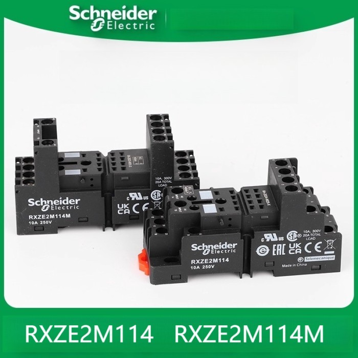 10PCS Schneider Electric RXZE2M114 RXZE2M114M Hybrid Relay Base Hybrid Socket 10A New Original