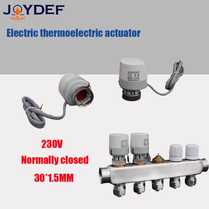 1/5/10 pieces 230V Normally Closed Electric Thermal Actuator Thermoelectric Drive Motor Head for Pl