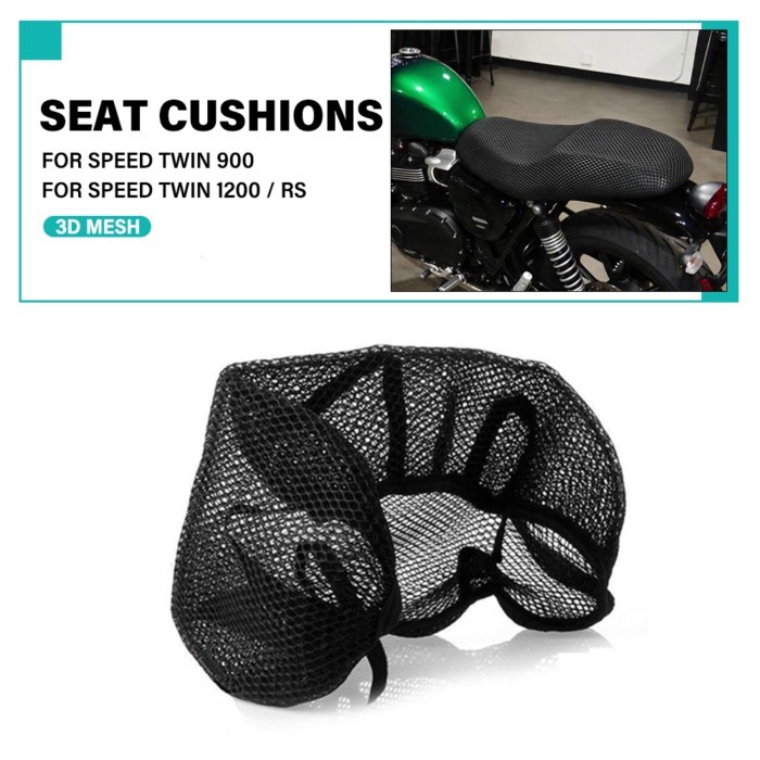 3D Mesh Breathable Motorcycle Seat Cover FOR SPEED TWIN 900 SPEED TWIN 1200 SPEED TWIN 1200 RS Summ