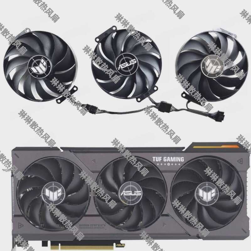 ASUS/ASUS RTX4060ti 4070 4070S 4070ti TUF OC พัดลมระบายความร้อนการ์ดกราฟิก