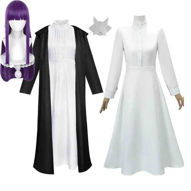 C Fern Cosplay Costume Anime Beyond Journeys End For Halloween Comic Con Frieren Fern Outfits
