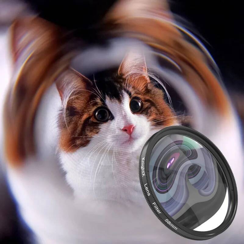 58/77mm Swirl Prism Filter เลนส์เอฟเฟกต์พิเศษ Halo Fx อุปกรณ์ถ่ายภาพ UV CPL Filter สําหรับกล้อง Cano