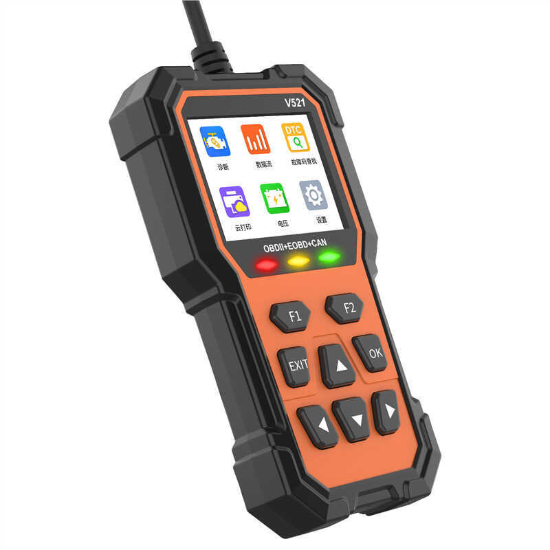 ใหม่ obd v521 obd2Scanner CE Certification V519 อัพเกรดรถการตรวจจับความผิดพลาดเครื่องมือวินิจฉัย