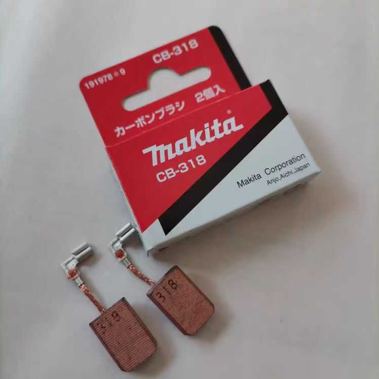 Makita Makita CB-318 แปรงคาร์บอนดั้งเดิมเหมาะสําหรับ Makita GD0800C เครื่องเจียรไฟฟ้า Makita 9565C/9