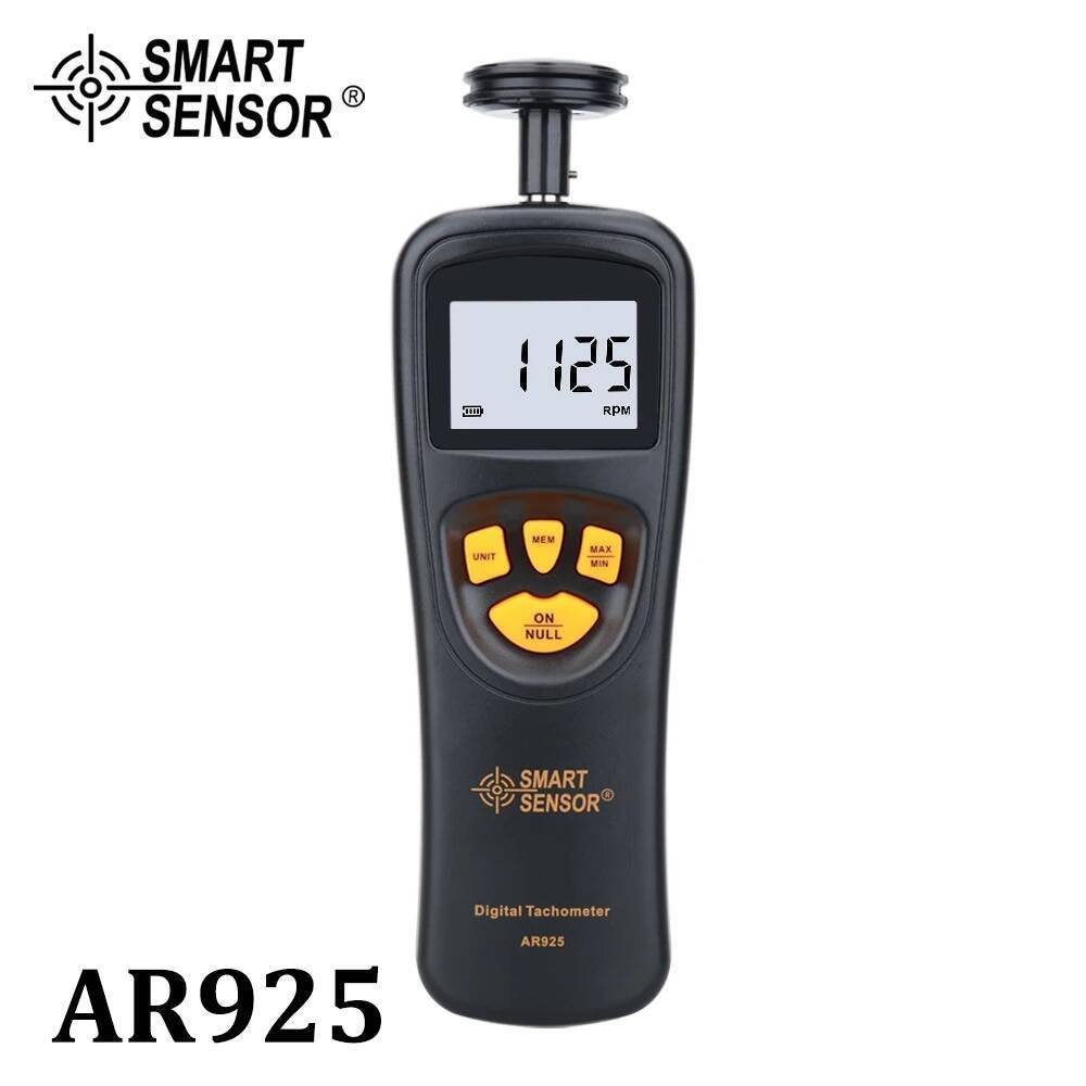 TA เครื่องวัดวามเร็วแบบดิจิตอล Contact Motor TACHOMETER RPM Meter Digital Tach speedometer 0.05~1999