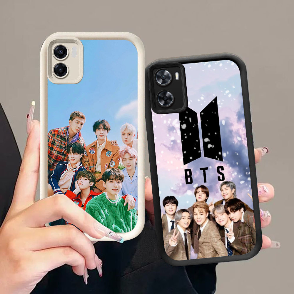 CK-46 BTS ARMY BT21 ปลอกกันกระแทกสําหรับ OPPO A57 A36 A57e A57s A96 A77s A77 A76 Realme 9i C33