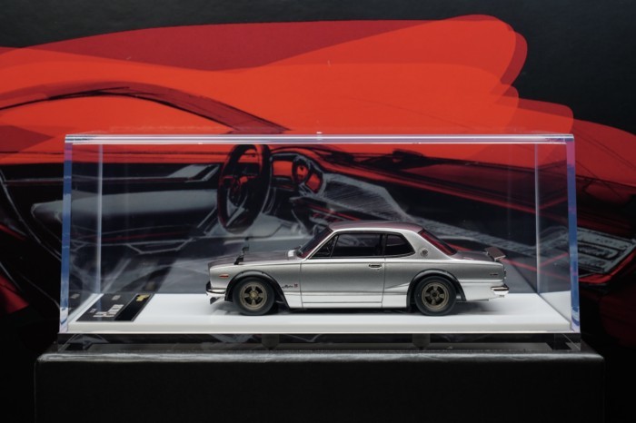 สต็อกพร้อม!MAKE UP 1/43 Nissan Skyline Nissan Skyline 2,000GTR KPGC10!